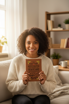 To My Daughter Your Crown – Leather Journal