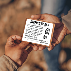 To My Stepdad Gift of Life – Leather Wallet